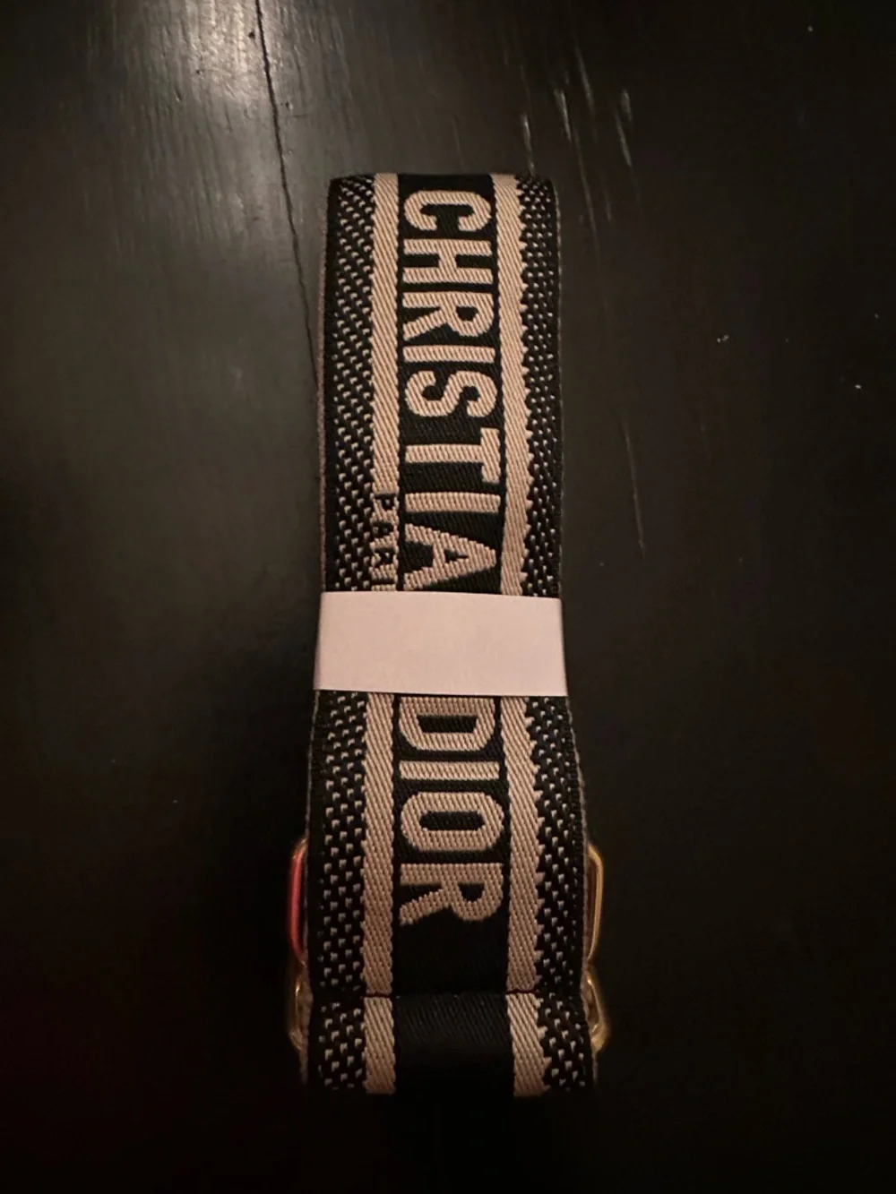 Dior White Saddle Shoulder Bag with Gold Hardware - Picture 4 of 4